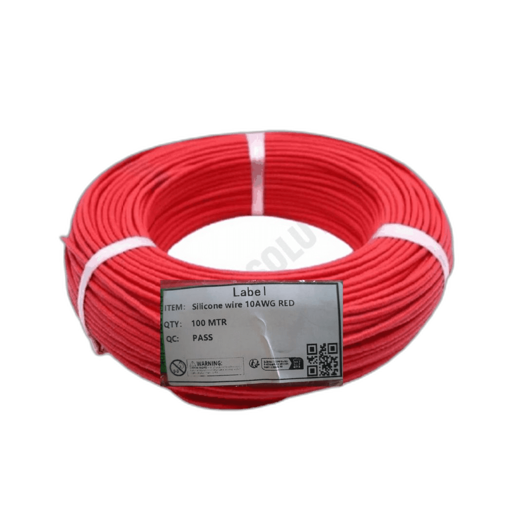 SILICONE WIRE 10AWG RED