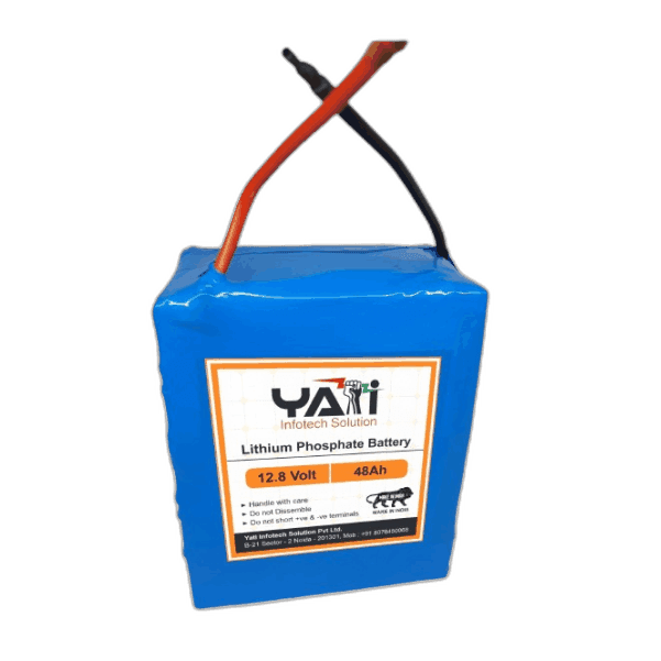 12.8V – 48Ah LiFePO₄ Solar Battery Pack