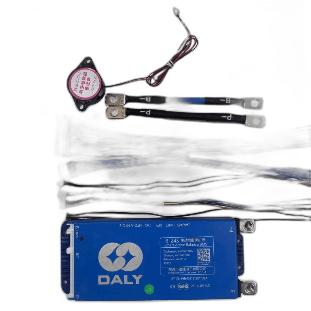 DALY SMART 8S-24S - 80AMP BMS - Inbuilt Balancer & Bluetooth - 485+Can