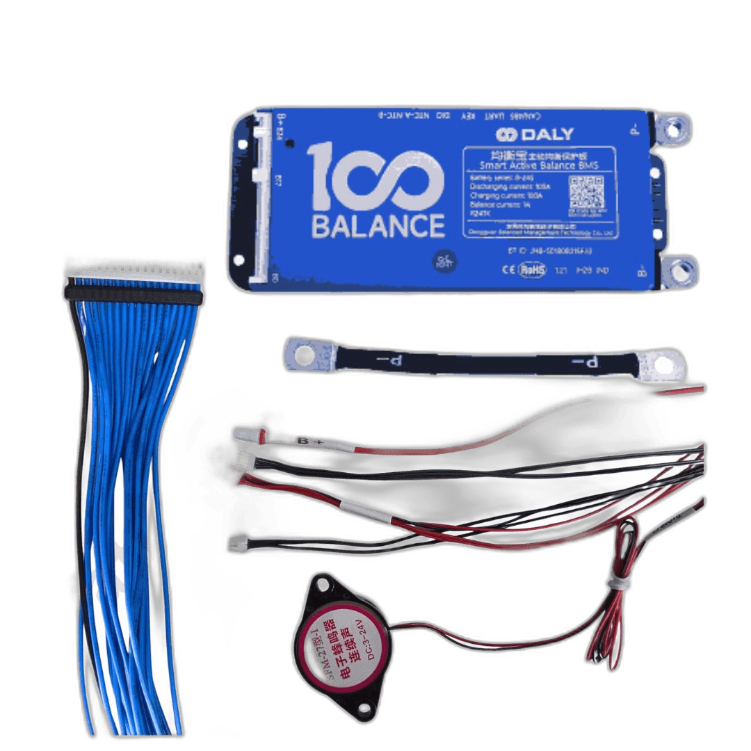 DALY SMART 8S-24S - 100AMP BMS - Inbuilt Balancer & Bluetooth - 485+Can