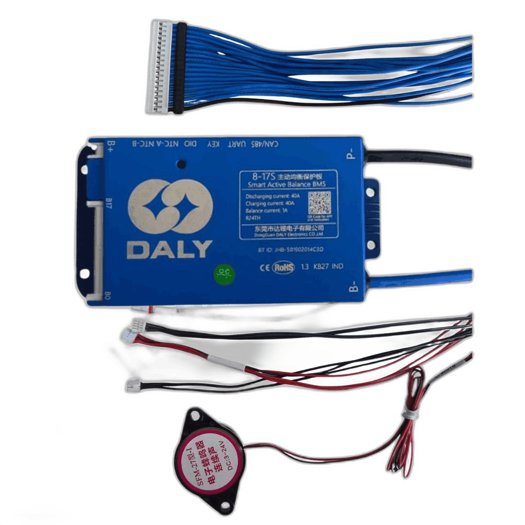 DALY SMART 8S-17S - 40AMP BMS - Inbuilt Balancer & Bluetooth - 485+Can