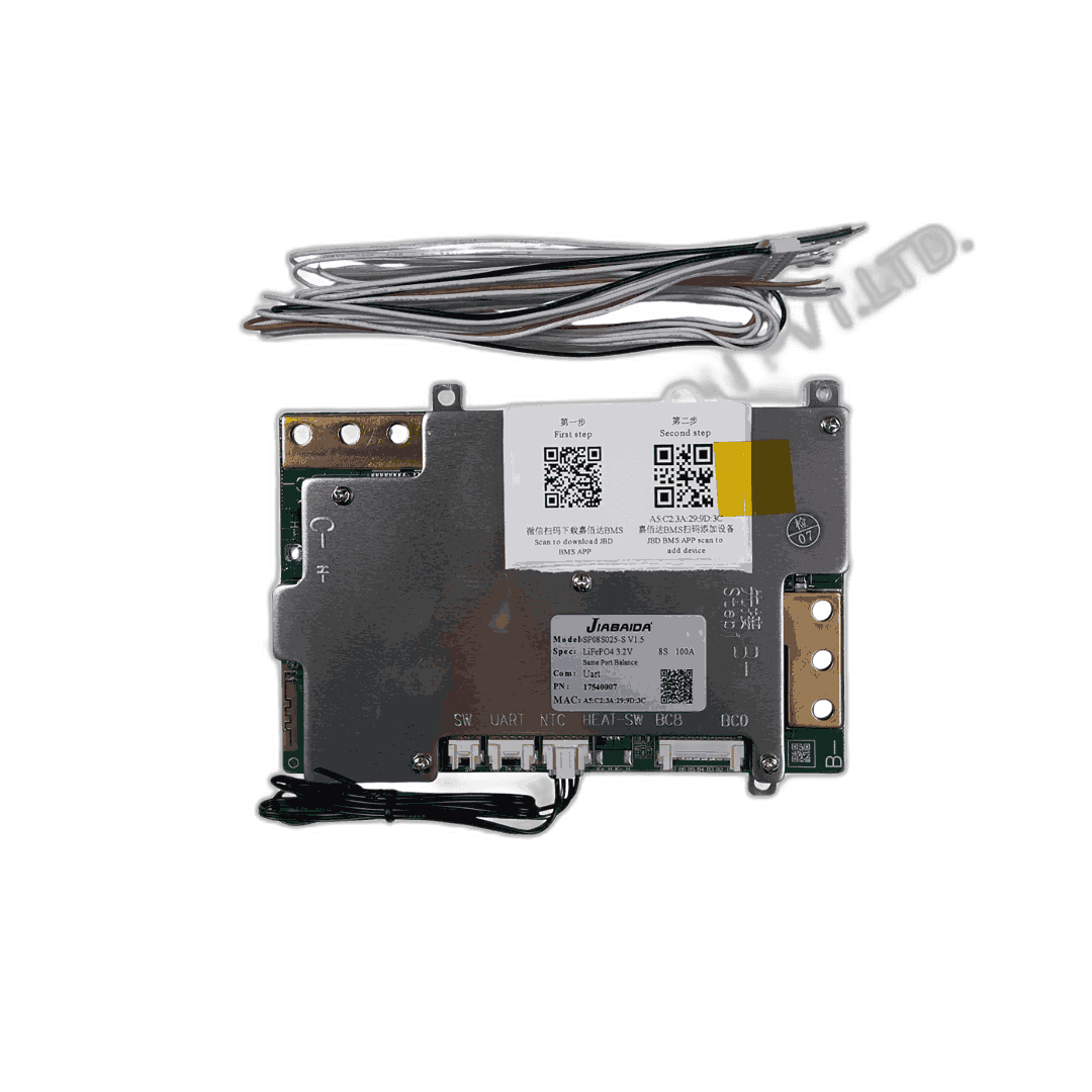 JBD LFP 8S-100AMP SEMI SMART BMS
