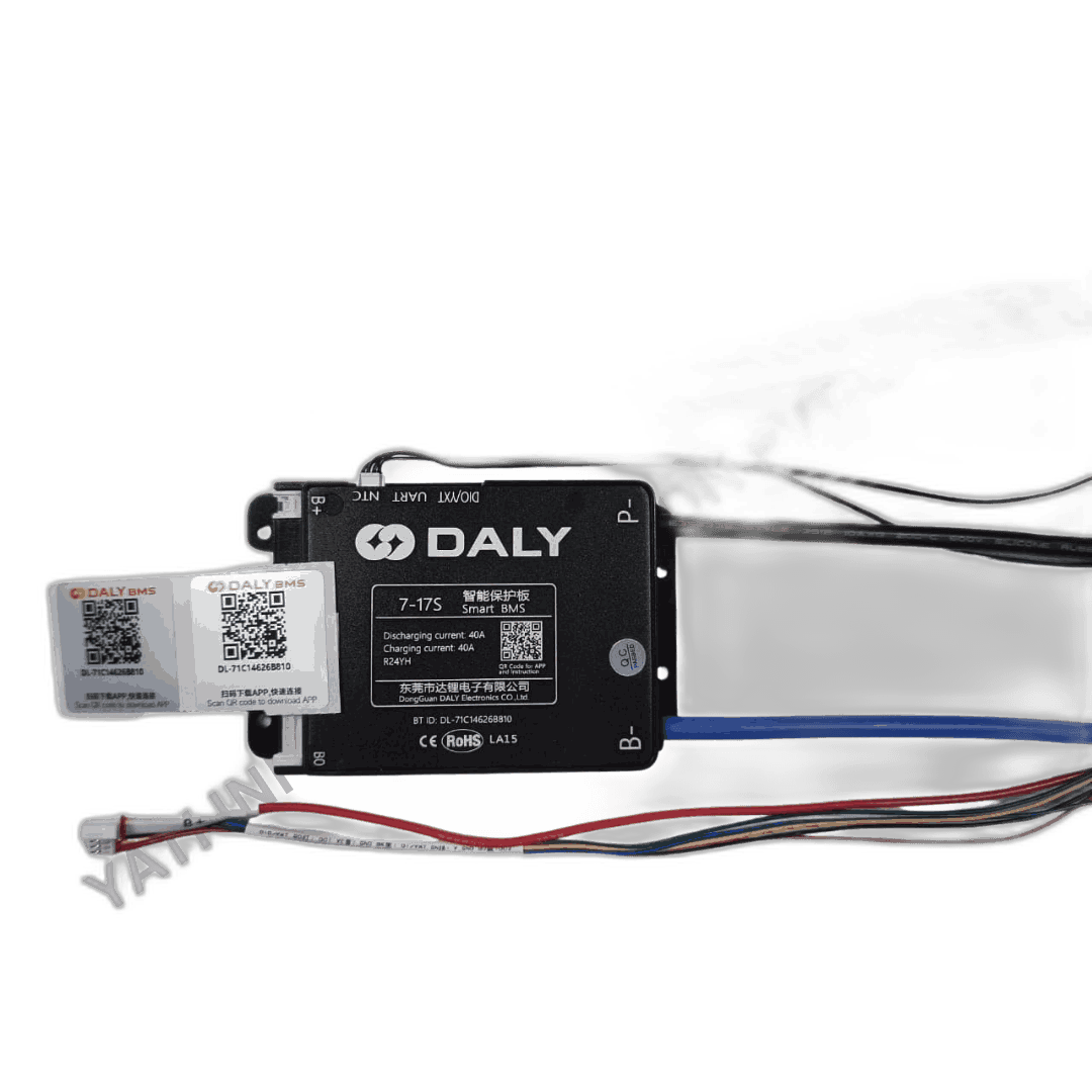 DALY BLACK 7S-17S- 40AMP SMART BMS