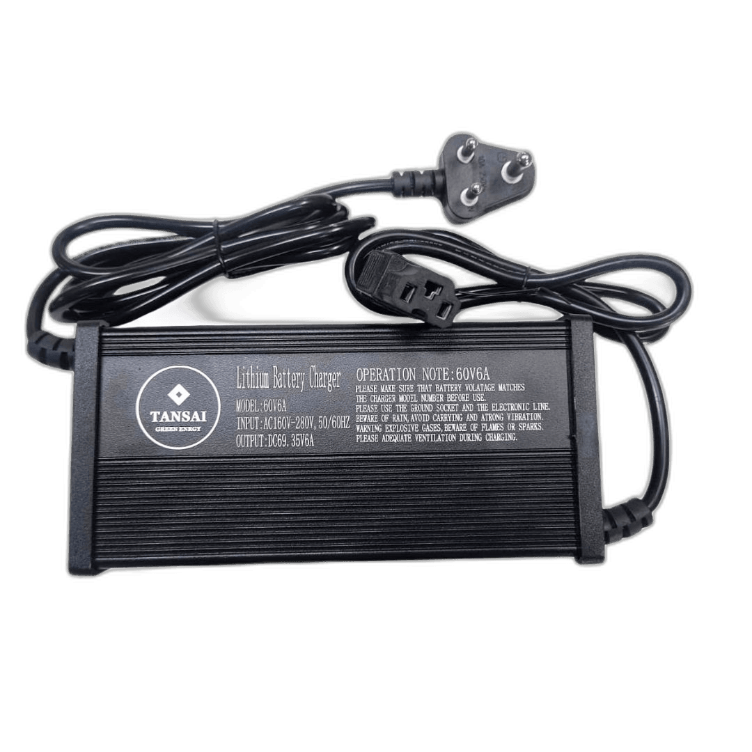 E-SCOOTY CHARGER 69.35V - 6Amp (ALUMINIUM CASE) Non Warranty