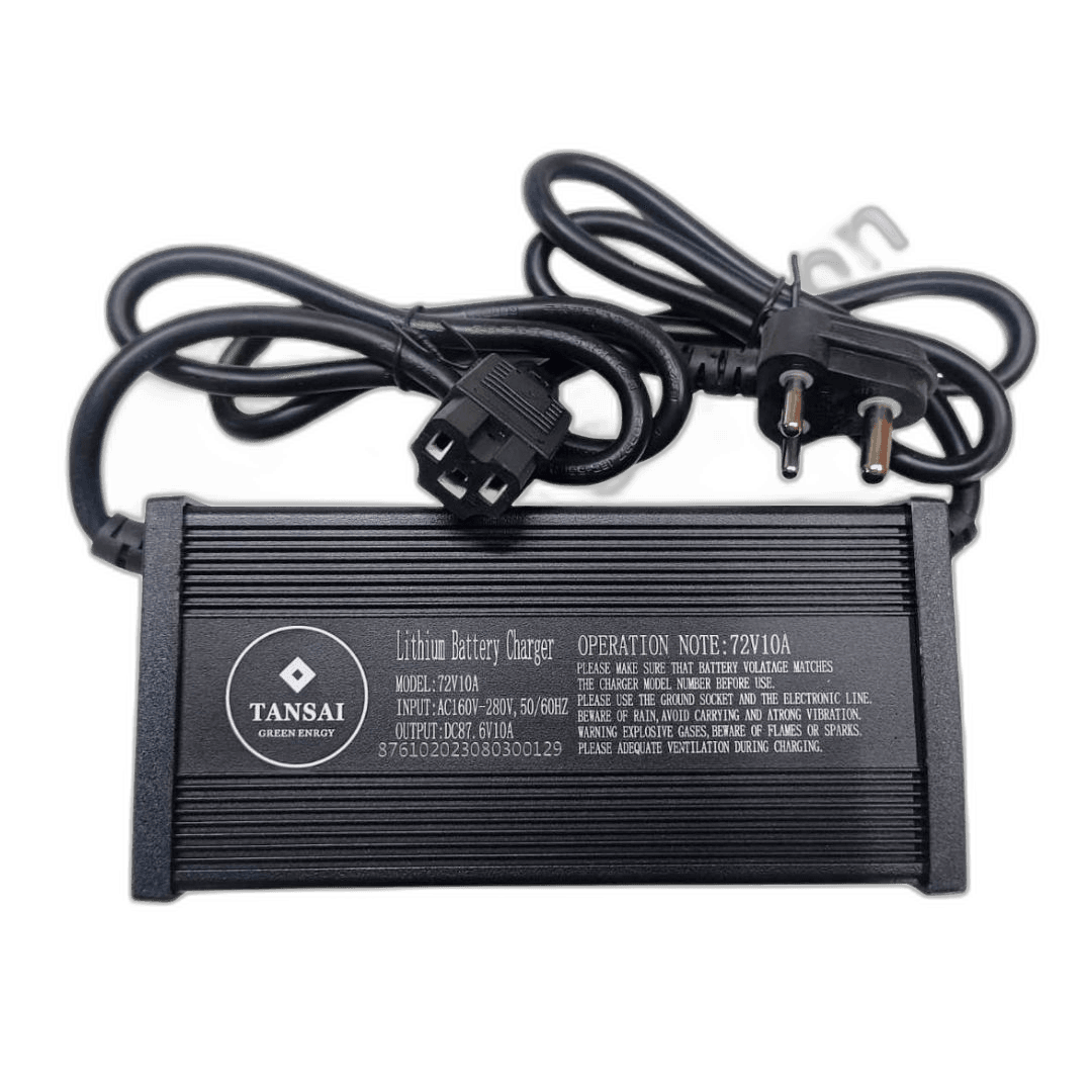 E-SCOOTY CHARGER 87.6V - 10AMP (ALUMINIUM CASE) Non Warranty