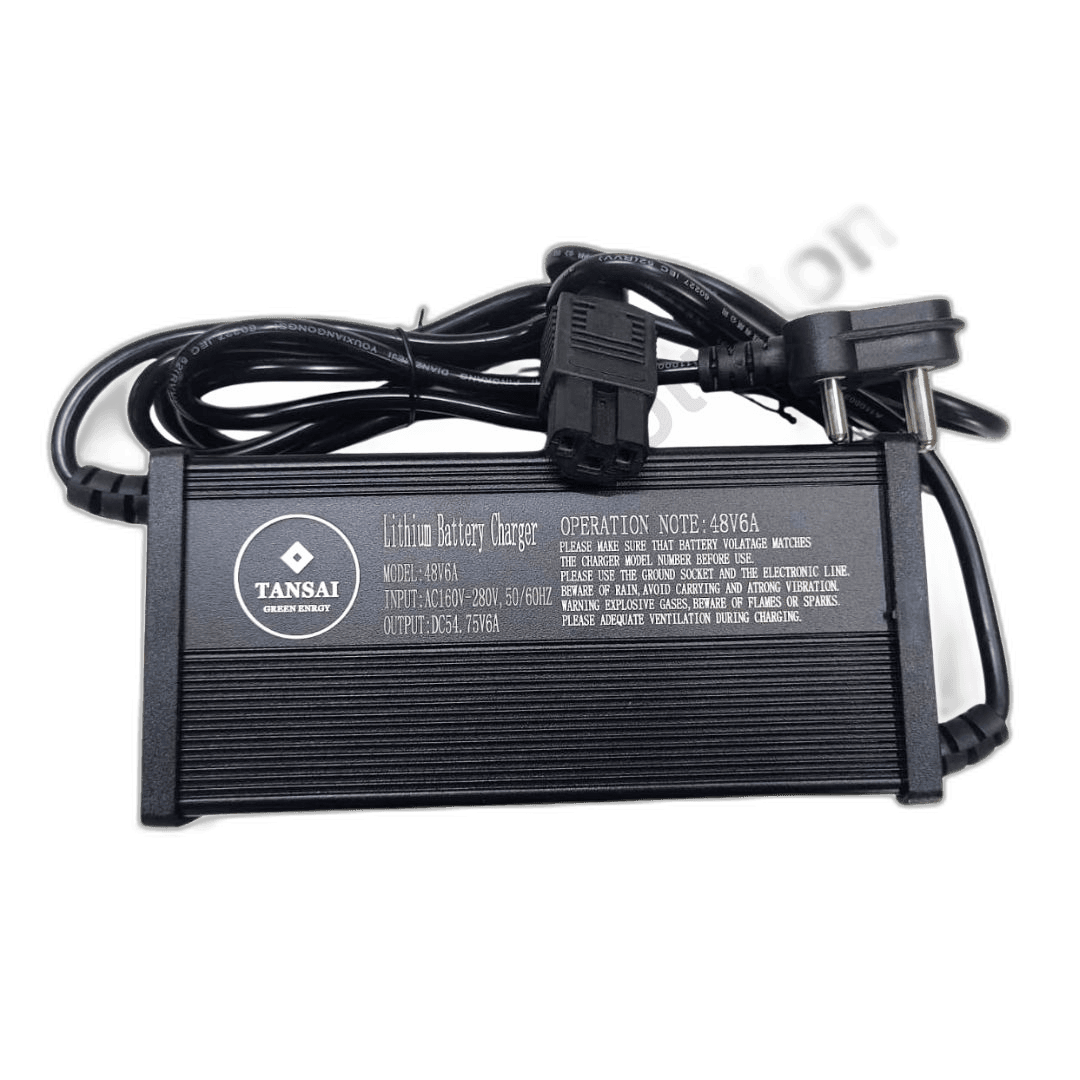 E-SCOOTY CHARGER 54.75V - 6AMP (ALUMINIUM CASE) Non Warranty